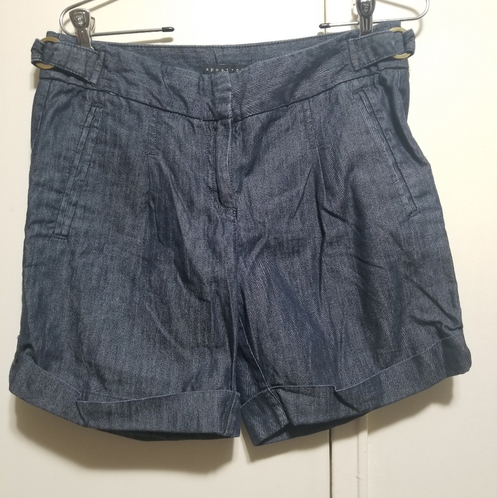 Apostrophe Dark Blue Denim Shorts
